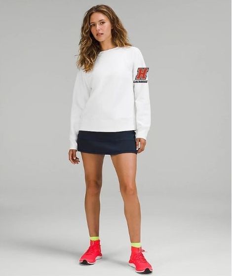 Women's Lululemon Loungeful Crewneck Pullover- White Main Image